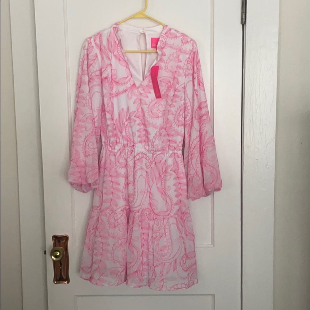 Lilly Pulitzer Joella dress Raz Berry size 6